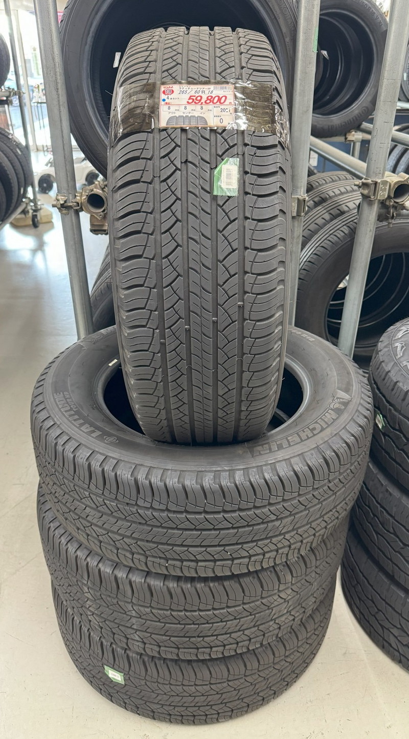パーツショップ マンモス / 【中古】ミシュラン ラティチュードツアーHP 265/60R18 4本セット【73-10386】 | 265/60R18 ミシュラン ラティチュード | 18インチ | Eoblth