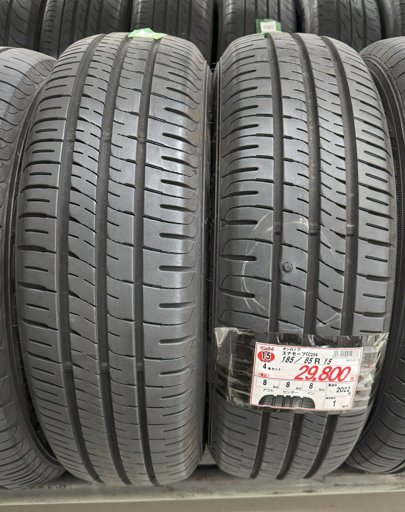 パーツショップ マンモス / 【中古】DUNLOP エナセーブEC204 185/65R15  